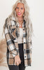 Rustic Retreat Plaid Shacket** - Final Sale