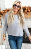 grey dolman sweater
