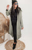 Lapel Button Up Long Coat** FINAL SALE