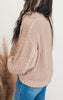 V-Neck Cropped Chanille Sweater | POL - Final Sale**