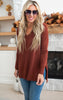 rust sweater