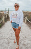 Salty Graphic Crewneck Sweatshirt*