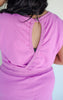 Purple Terry Fabric Romper - Final Sale