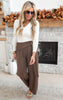 Matte Crepe Wide Leg Pants