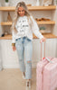In Jet Lagged Era Crewneck Sweatshirt**- Final Sale