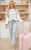 In Jet Lagged Era Crewneck Sweatshirt**- Final Sale