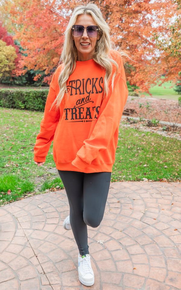 Tricks & Treats Crewneck Sweatshirt**