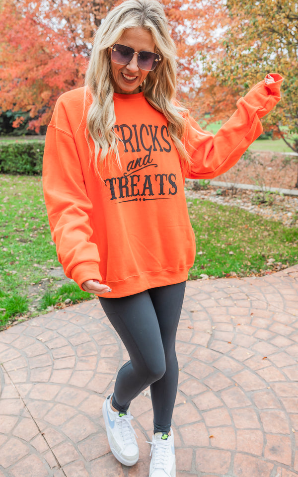 Tricks & Treats Crewneck Sweatshirt**