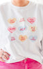 Not Today Candy Hearts Crewneck Sweatshirt