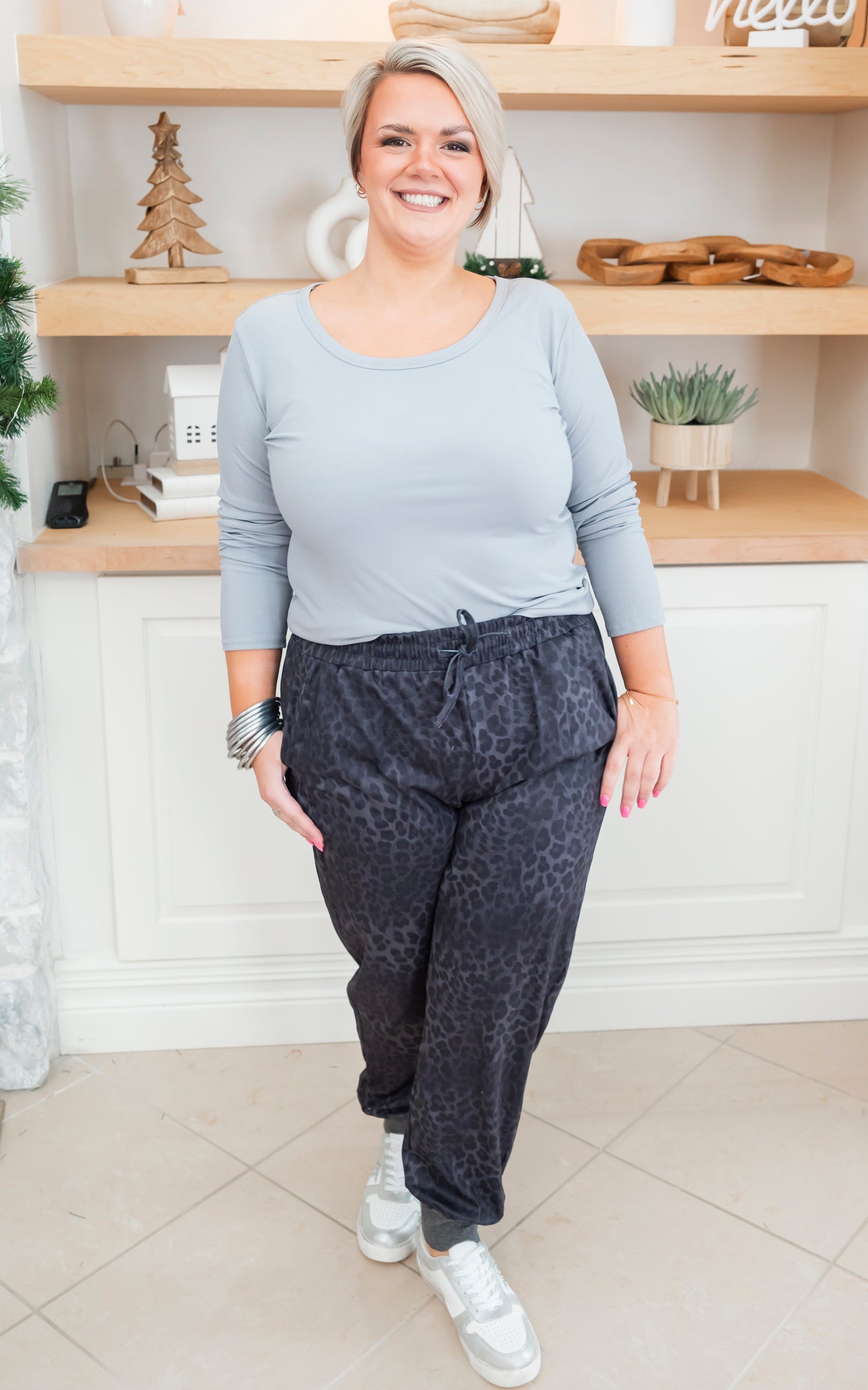 Black Cheetah Everyday Joggers by Salty Wave* DEAL
