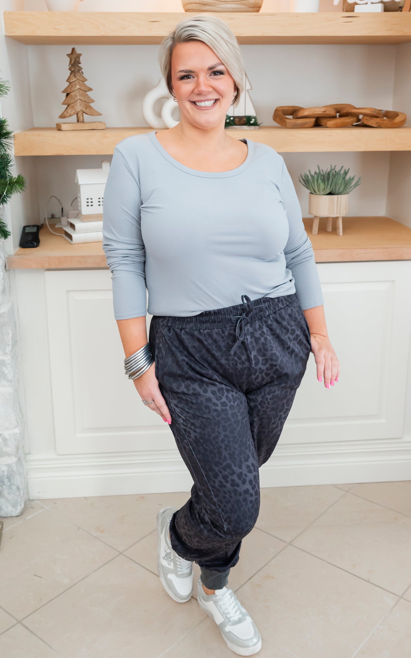 Black Cheetah Everyday Joggers by Salty Wave* DEAL
