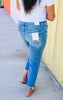 The Emma High Rise Slim Straight Denim Jeans | Lovervet by Vervet - Final Sale