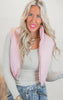 Faux Leather Puffer Vest - Final Sale