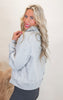 Half Zip Sweatshirt With Funnel Neck - Final Sale