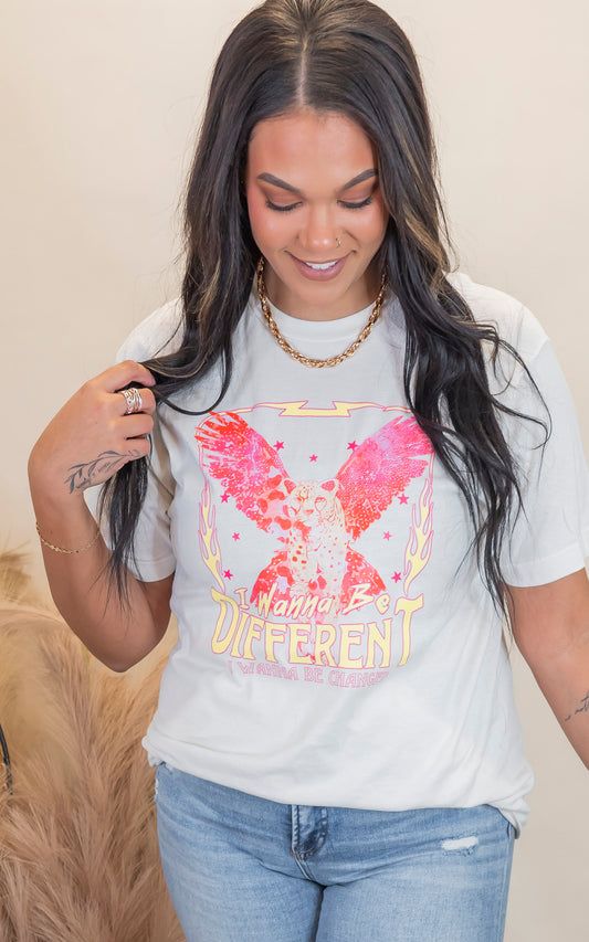 I Wanna Be Different Graphic T-shirt