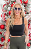 black square neck cami