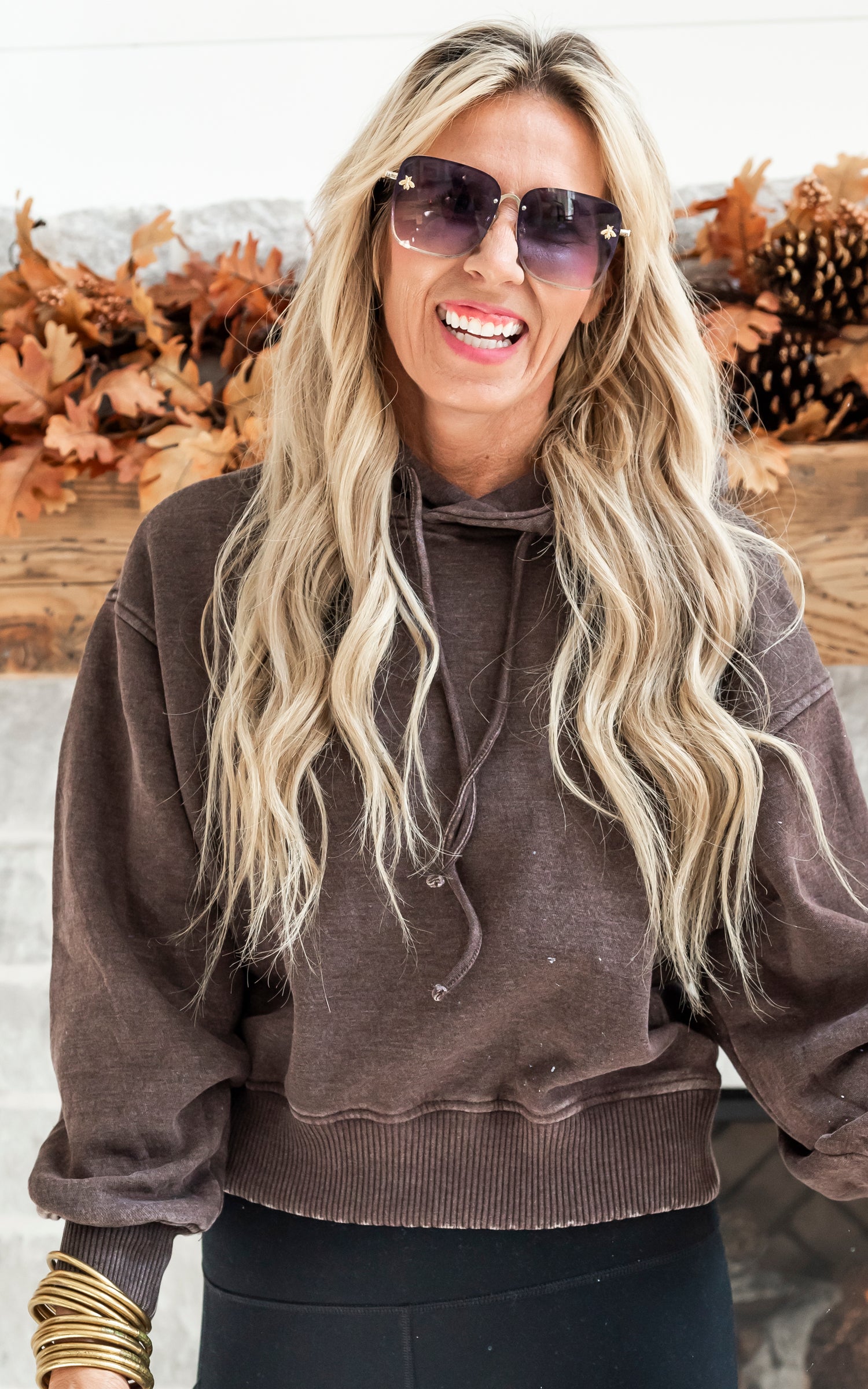 Totally Huggable Mineral Wash Fleece Hoodie  Part 2