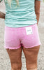 Perfect for You Acid Wash Frayed Cutoff Denim Shorts | Zenana - Final Sale