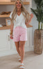 6.5 Inch Pink Everyday Bermuda Chino Shorts by Salty Wave* - Final Sale