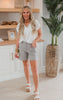 6.5 Inch Misty Grey Everyday Bermuda Chino Shorts by Salty Wave - Final Sale
