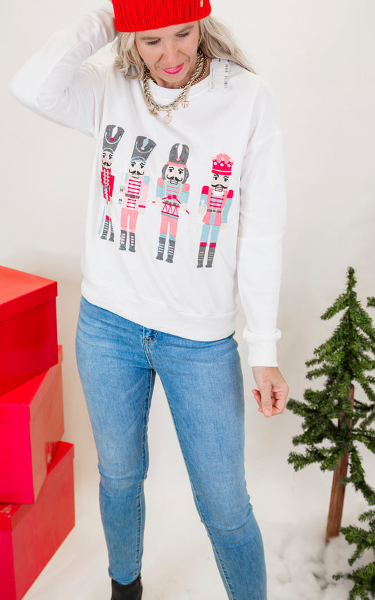 Nutcracker Long Sleeve Sweater - Final Sale