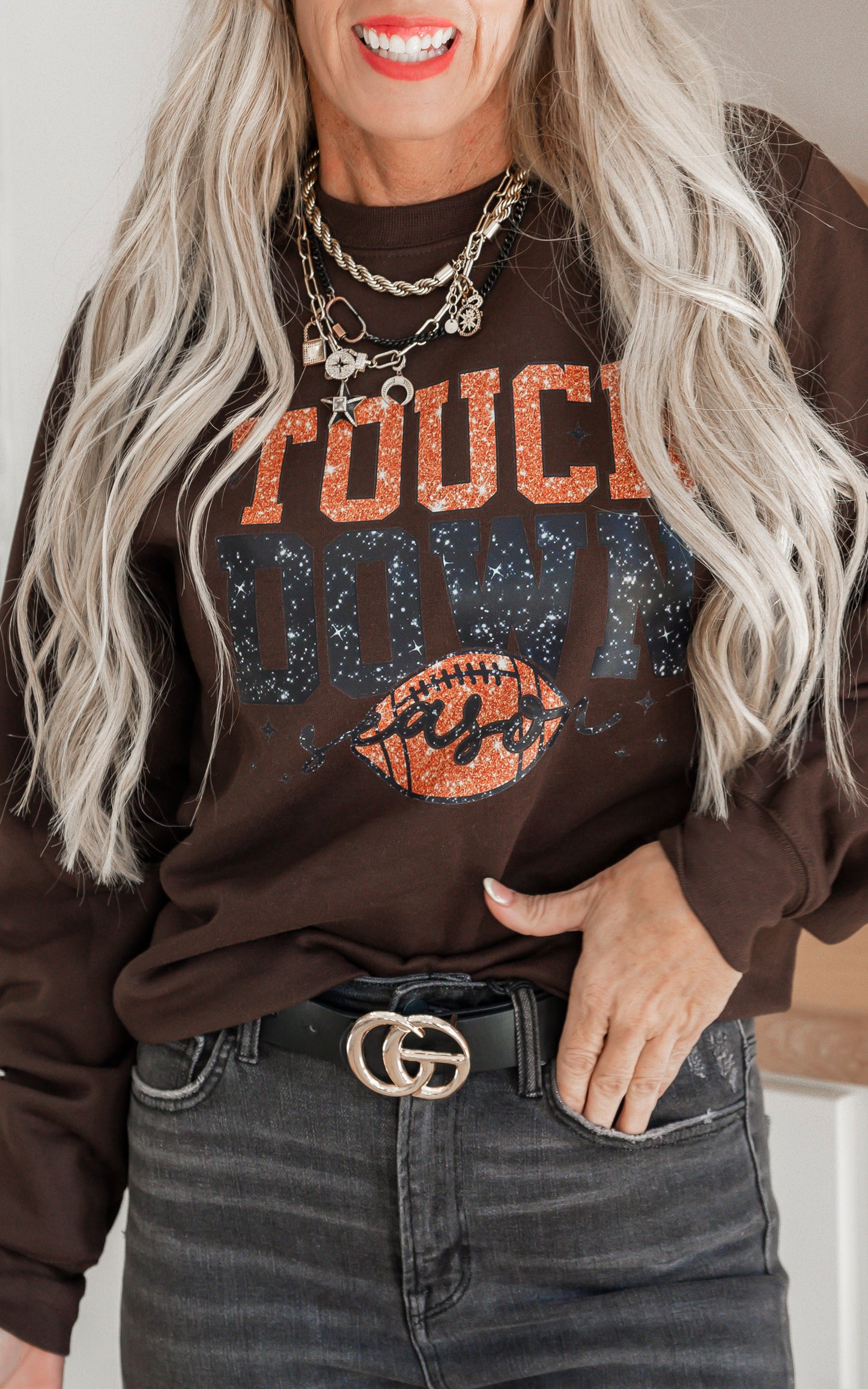 Touchdown Season Graphic Crewneck Sweatshirt*