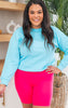 laguna beach blue sweatshirt
