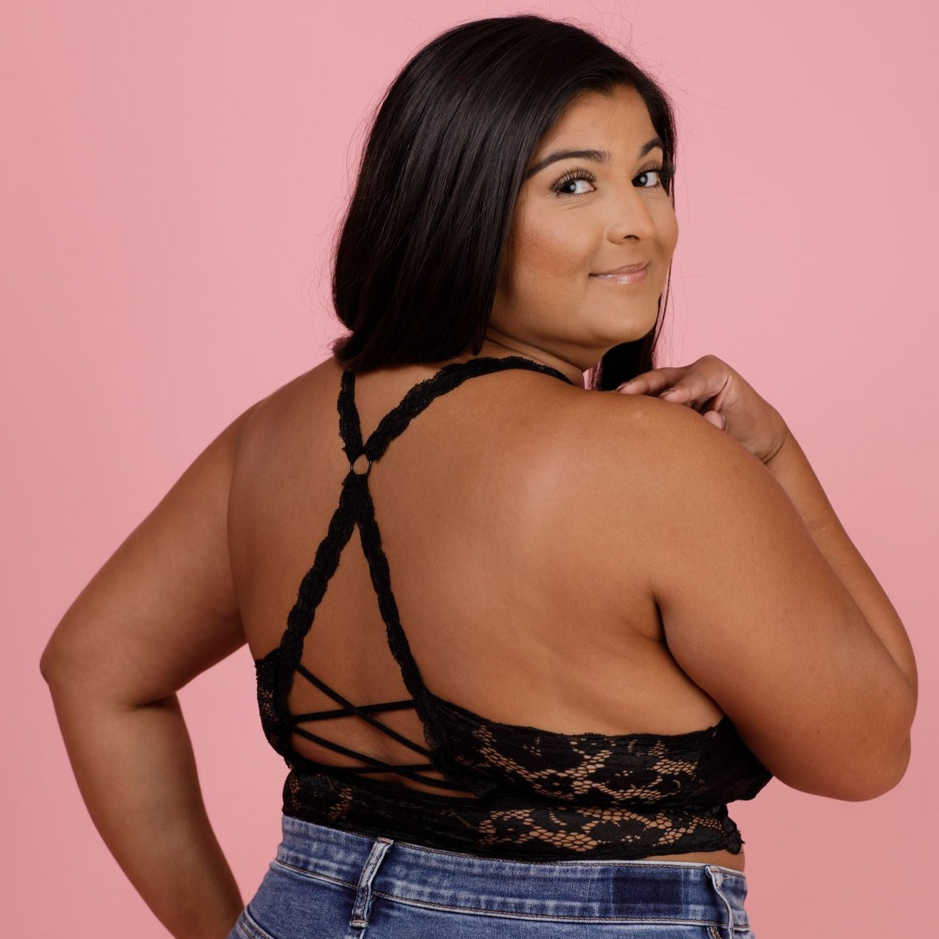Juliette Deluxe Racerback Lace Bralette**