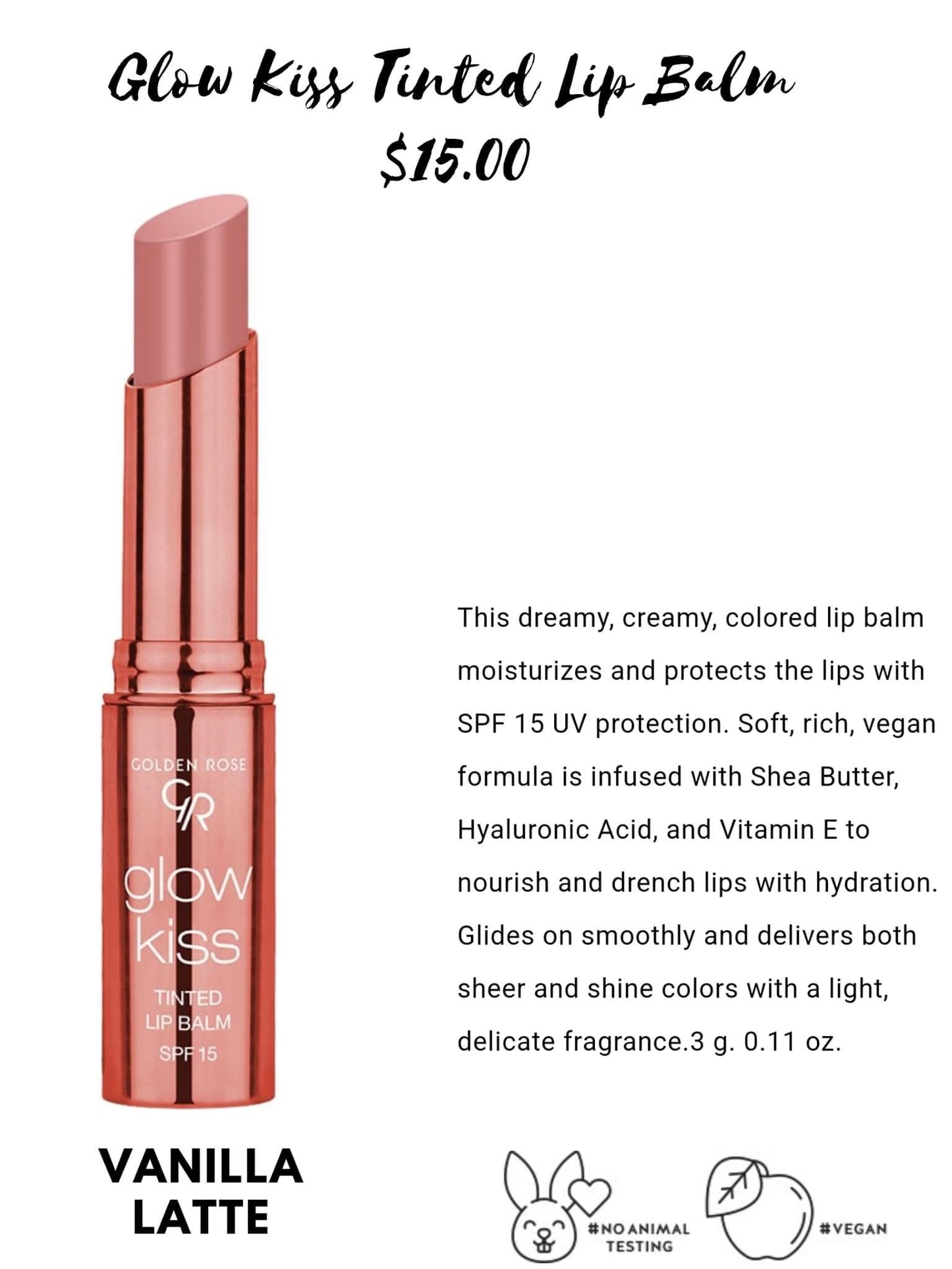 Glow Kiss Tinted Lip Balm - Celesty** - Final Sale***