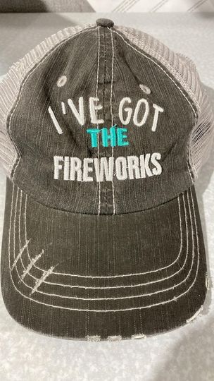 I've Got The Fireworks Hat** -Final Sale