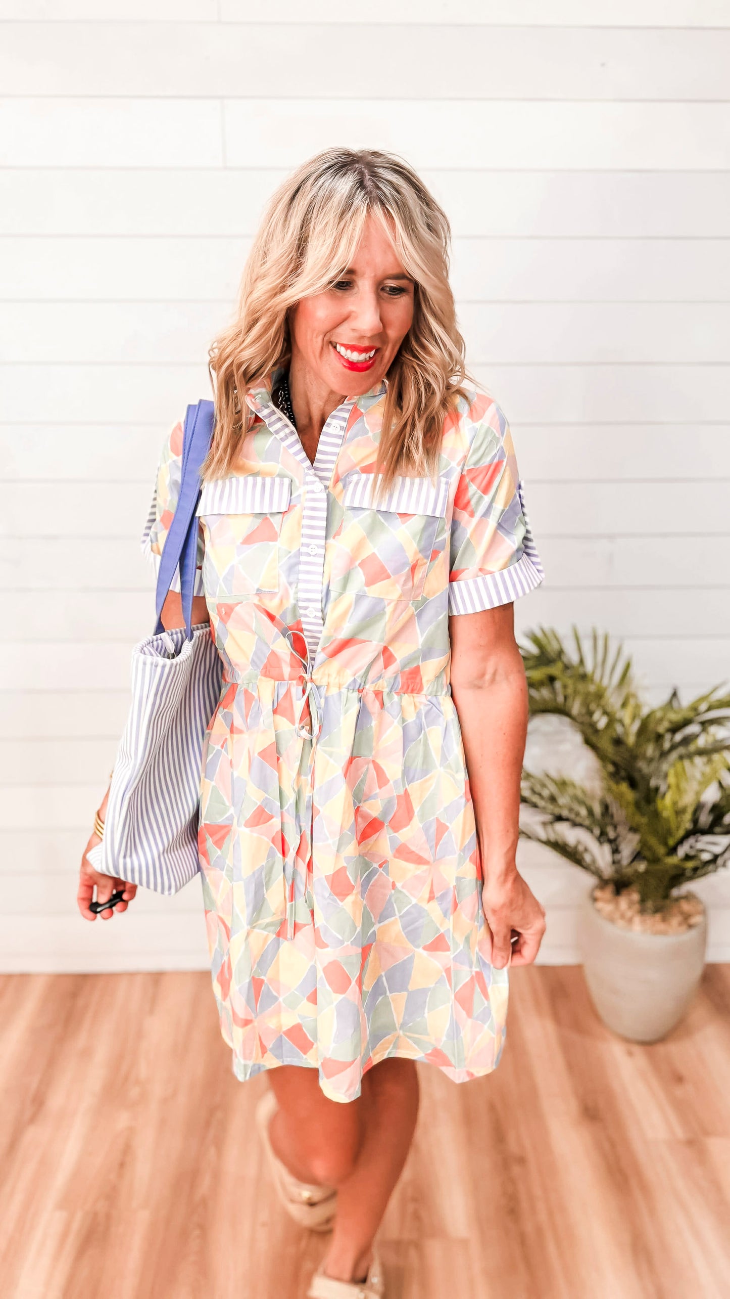 Sunny Days Multi Print Dress