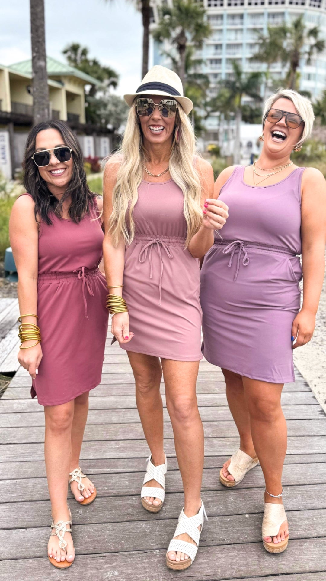 The Sophia Smoke Red Everyday Tank Dress by Salty Wave - Final Sale