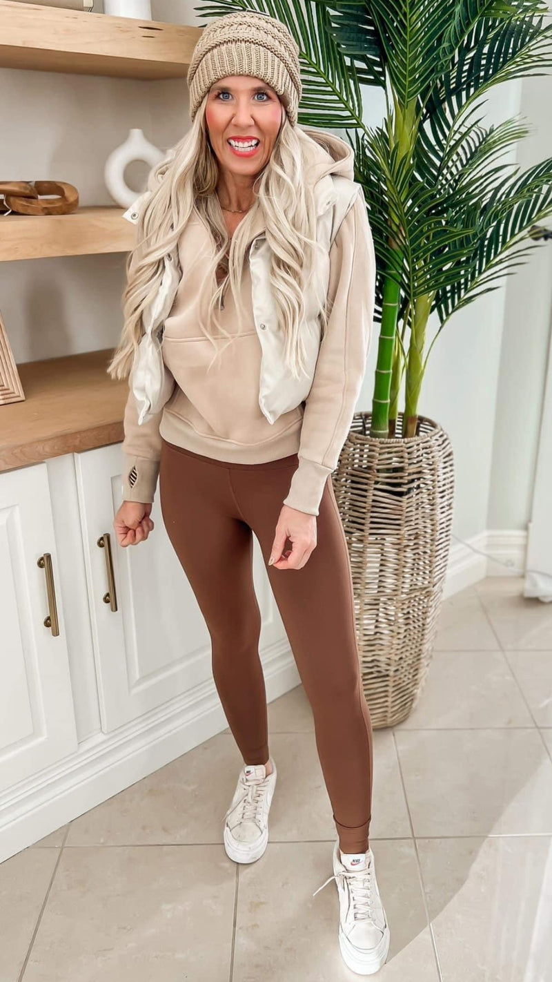 The Ava Ash Mocha Hoodie by Salty Wave