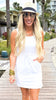 The Sophia White Tank Dress by Salty Wave -FINAL SALE
