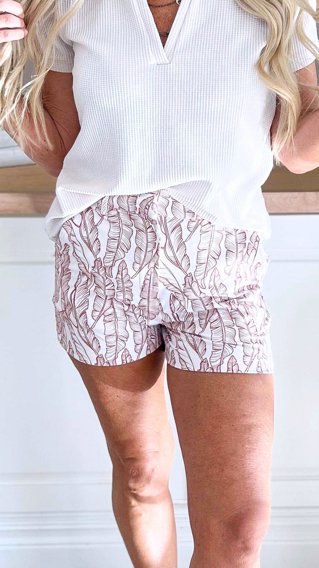 Rust Feather Perfect Everyday Chino Shorts by Salty Wave* - Final Sale
