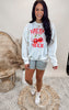I Love You Cherry Much Graphic Crewneck Sweatshirt | FINAL SALE