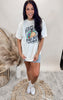 Im All About Fitness.. Fitness Taco in my Mouth Garment Dyed Graphic T-shirt - Final Sale