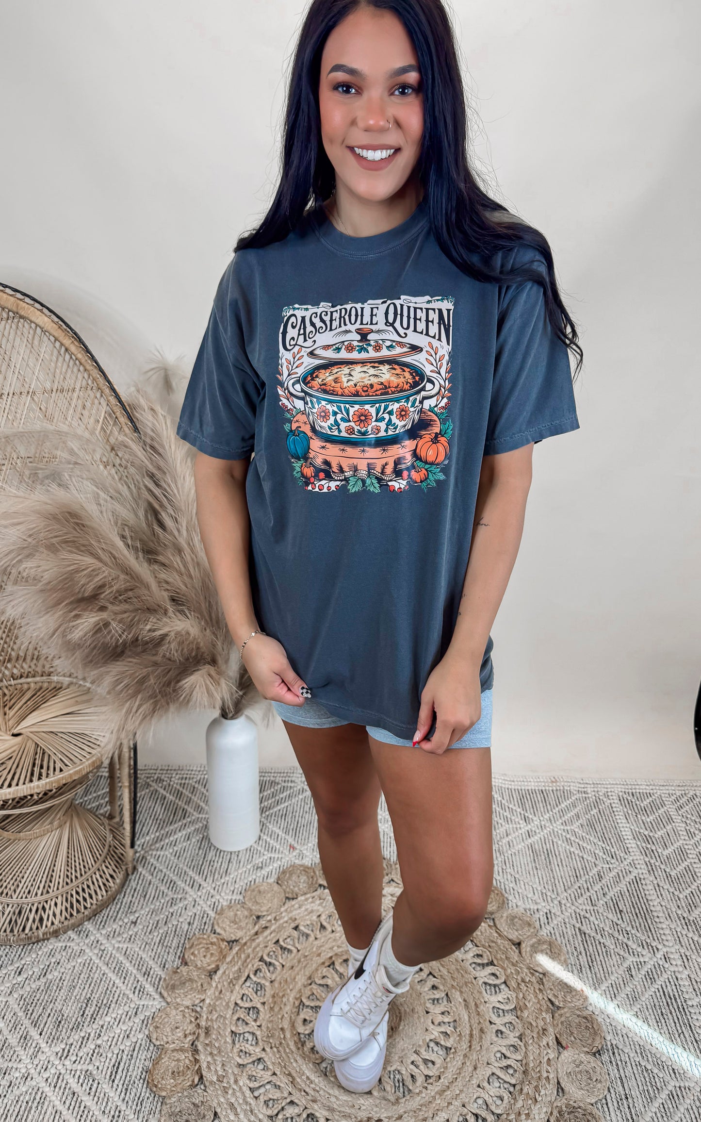 Casserole Queen Garment Dyed Graphic T-shirt - Final Sale