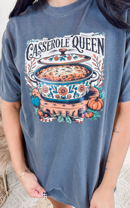 Casserole Queen Garment Dyed Graphic T-shirt - Final Sale