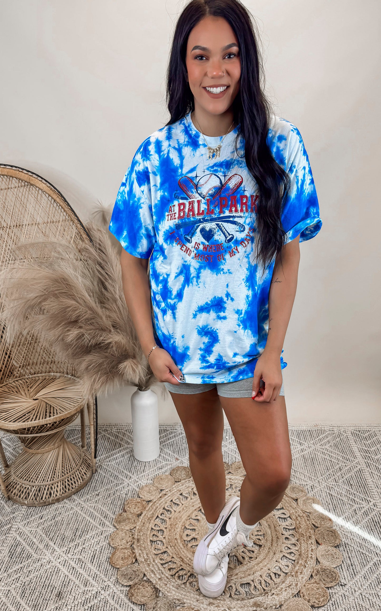 At the Ballpark Is Where I Spend Most of My Days Graphic T-shirt