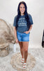 Free Hugs ... Just Kidding Garment Dyed Graphic T-shirt