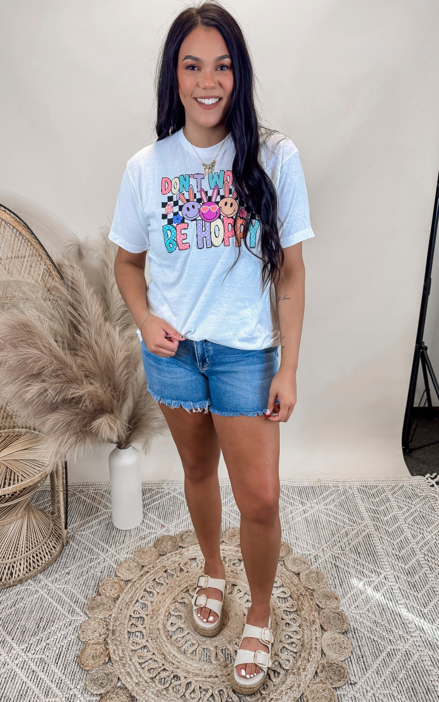 Dont Worry Be Hoppy Graphic T-shirt