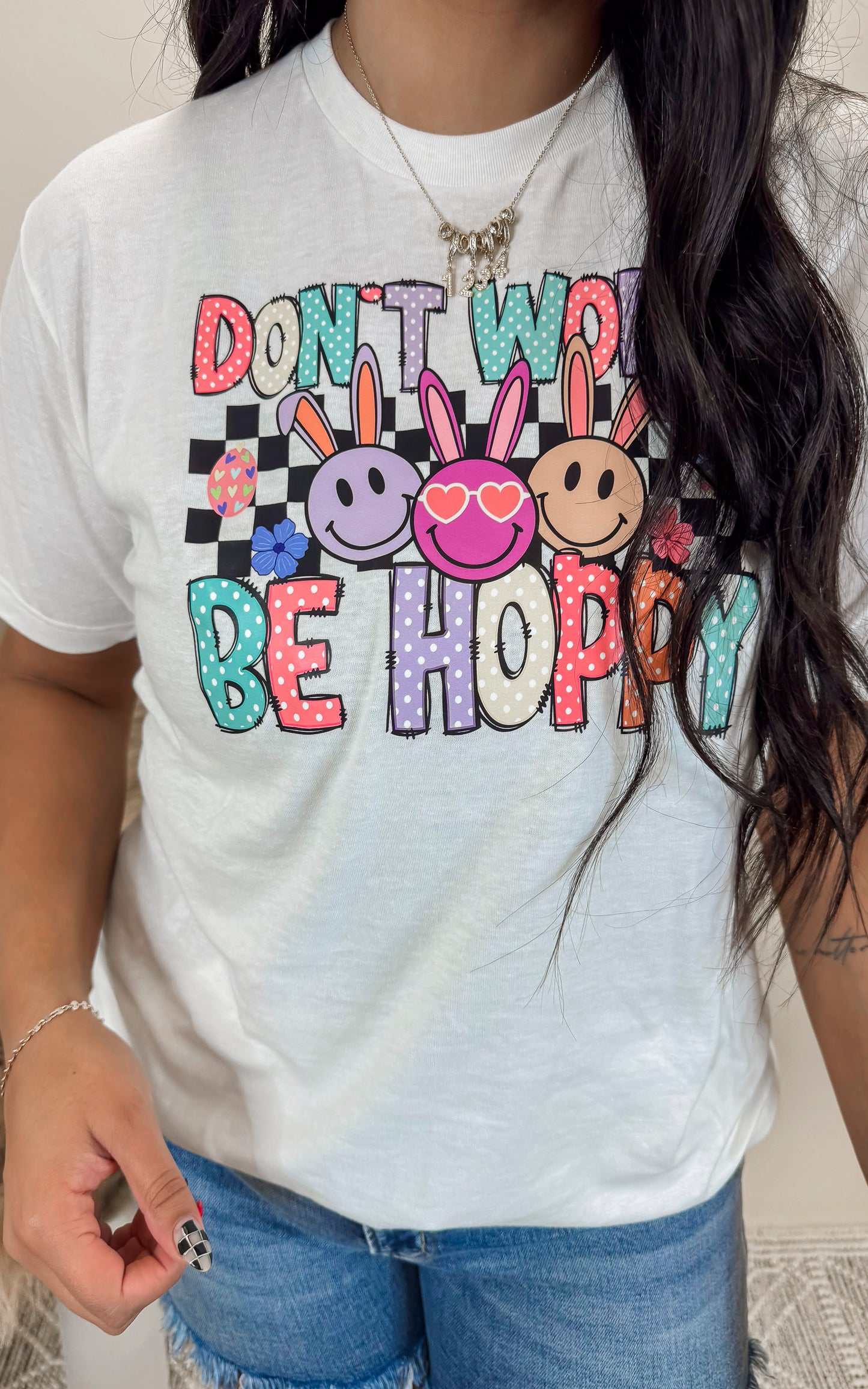 Dont Worry Be Hoppy Graphic T-shirt