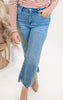 MICA | The Blue Jays High Rise Wide Leg Denim Jean** - Final Sale