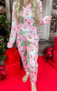 Pink Santa Jogger Pajama Set** - Final Sale