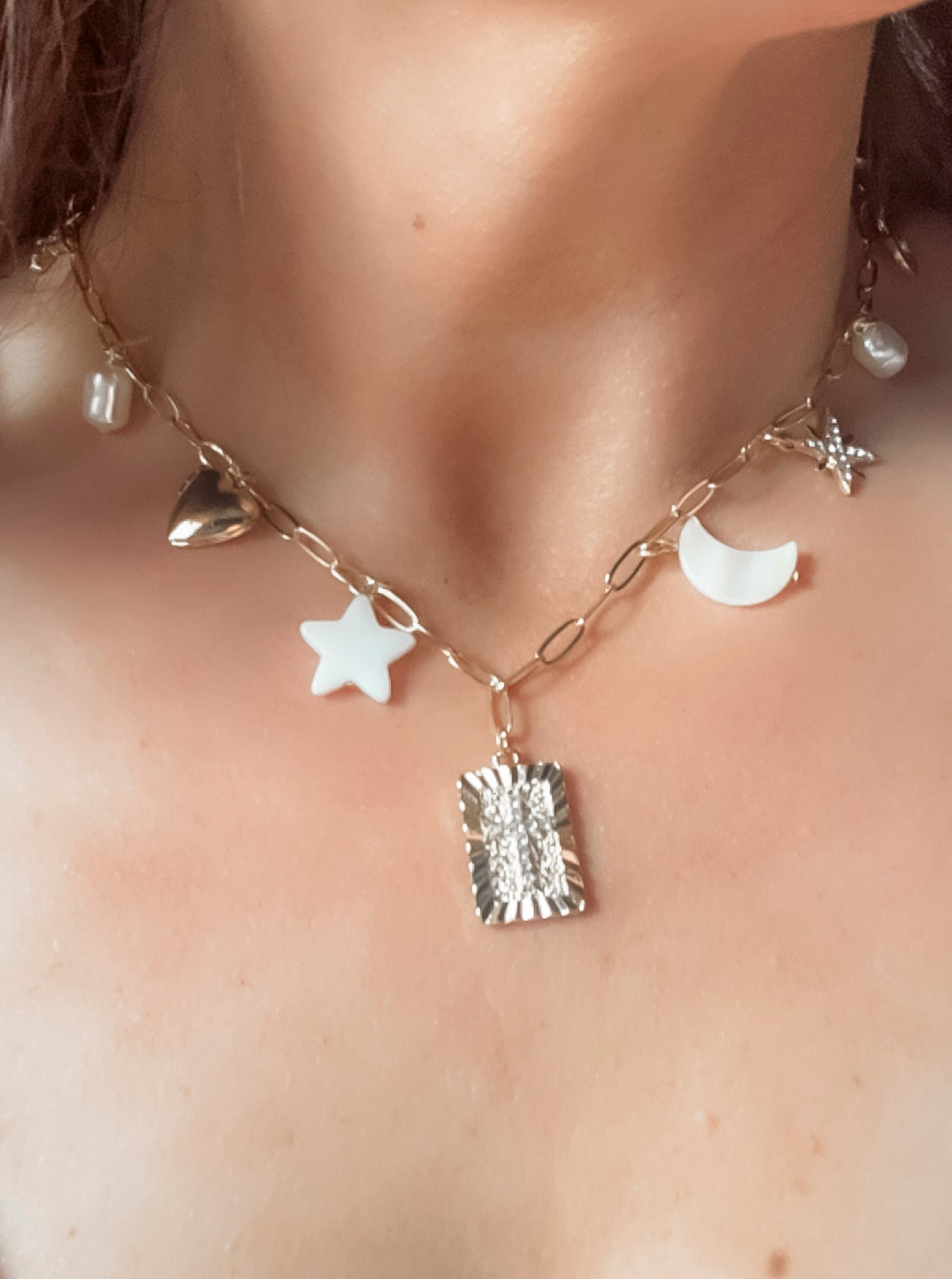 Plated Charm Necklace