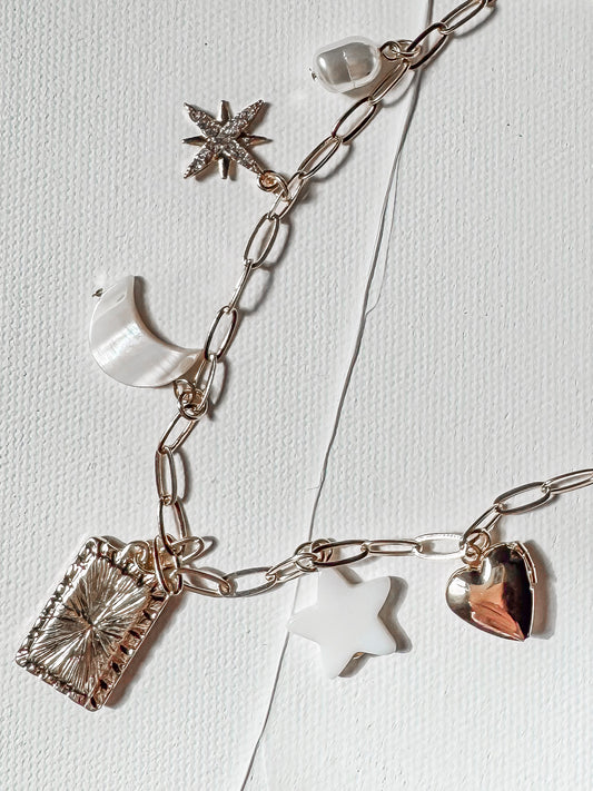 Plated Charm Necklace