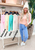 SALTY WAVE Hold Tight Long Sleeve Tops- Pastel** - Final Sale