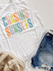 Chasing Sunsets Garment Dyed Graphic Tank Top
