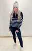 MONO B |Tapered Band Essential Solid Highwaist Leggings - Final Sale